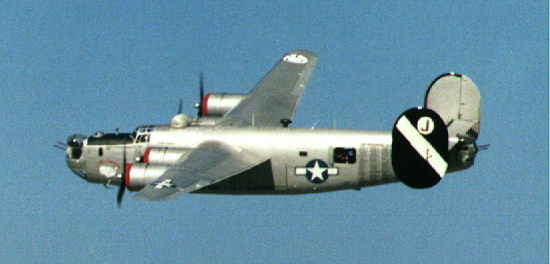 B-24 in flight