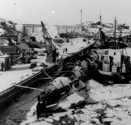 U-3503 raised in 1946 - The Galleries - uboat.net
