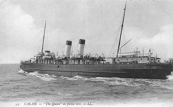 Steamer The Queen - Ships hit by U-boats - German and 